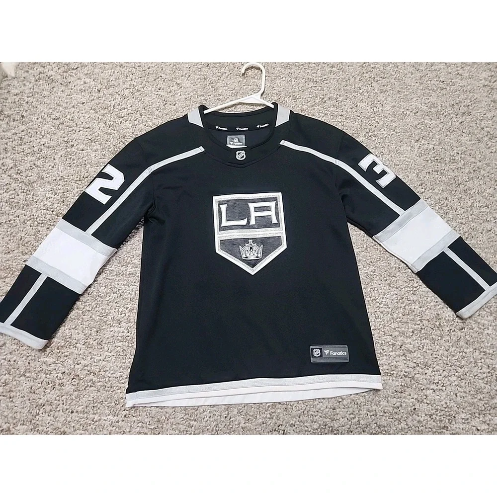 Fanatics Los Angeles LA Kings Hockey Jersey Jonathan‎ Quick Youth L/XL